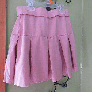 Lioness Skater Pleated Pretty Pink Short Skirt